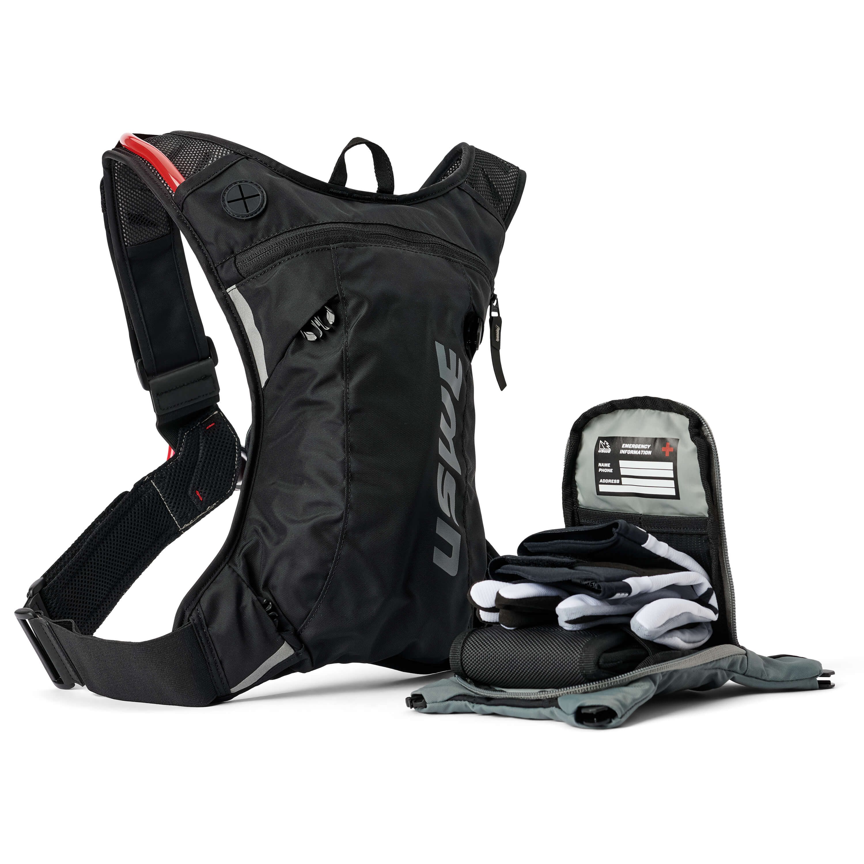 3l hydration hiking backpack USWE Moto Hydro XTR Dirt Biking Hydration Pack 3L