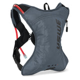 blue hydration vest with visible brand logo on a white background